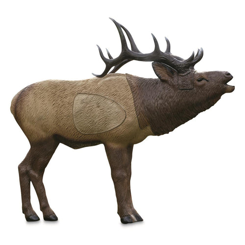 1/3 Scale Rinehart Woodland Elk 3D Archery Target | Scaled Elk with Replaceable Vital Insert | Broadhead & Field Point Compatible | Self-Healing Foam | Made in USA
