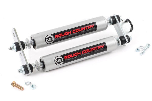 Rough Country Dual N3 Steering Stabilizer for 86-95 Toyota 4-Runner - 8735430