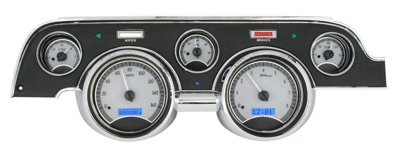 Ford Mustang VHX System, Silver Face - Blue Display 1967-68