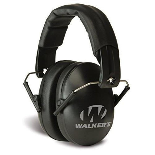 Low Profile Walker's Game Ear Folding Muff, Black