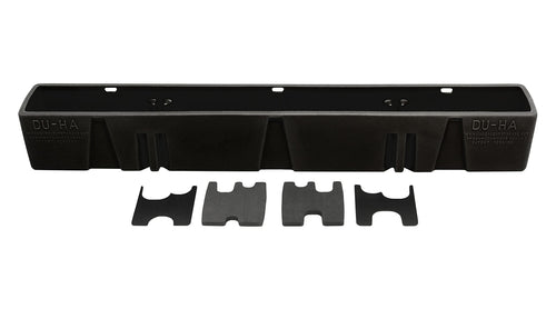 Behind-The-Seat Storage DuHa 20025 fits 2000-2007 F250 F350 F450 F550 Super Duty Crew Cab and Reg Cab Trucks w/o Factory Subwoofer | Black Heavy-Duty Behind-The-Seat Organizer