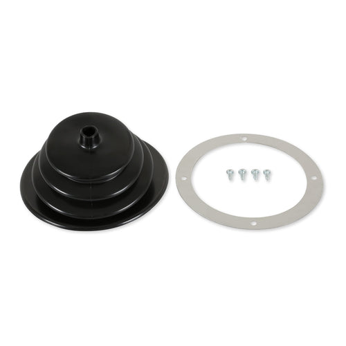 Small Round Mr. Gasket Shifter Boot, Black