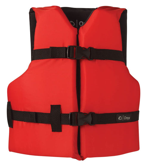 Youth Onyx General Purpose Life Jacket, Red