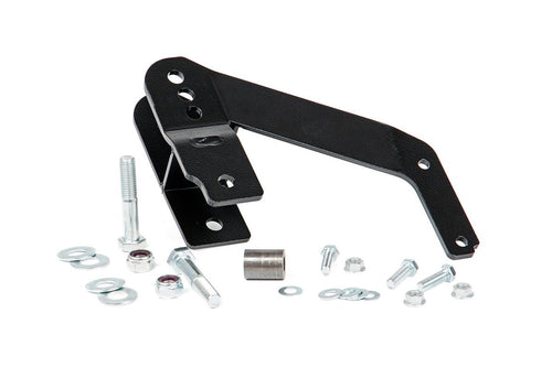 Rough Country Track Bar Rear Bracket for 2007-2018 Jeep Wrangler JK - 1167, Black