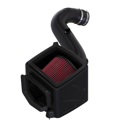 Cold Air Intake S&B Filters 75-5102 For 2004-2005 Chevy/GMC Duramax LLY 6.6L (Oiled Cleanable, 8-ply Cotton Filter)