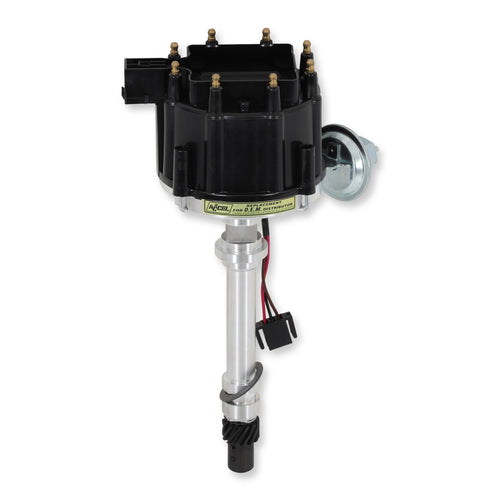 Ready to Run ACCEL 59107K Black Cap Distributor-No Coil HEI