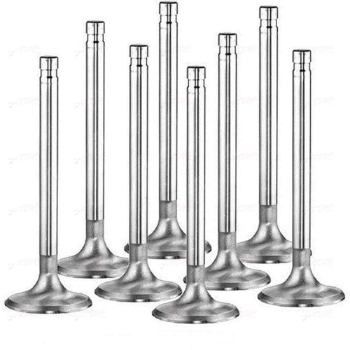 Chevy LS Manley 8mm Stem Severe Duty Custom Stainless Exhaust Valves Blank (Set of 8)