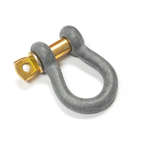 1" AEV D-Ring Anchor Shackle (102,000 lbs) Maximum Break Strength High Visibility Gold Zinc (Pin), ArmorGalv Coating (Shackle)