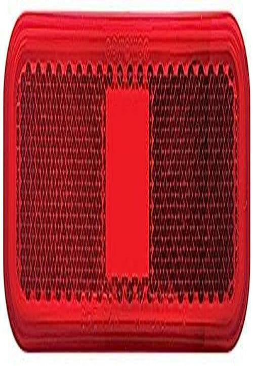 Optronics Replacement A-44RBP Lens for Rectangular Marker/Clearance Lights Red