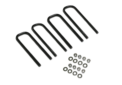 Superlift U-Bolt Kit RealTruck | Large Radius U-Bolts 9/16 x 3 x 10.5 | 11904 | 4 Pack of U-Bolts with Hardware
