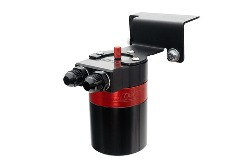 HPS Oil Catch Can Kit Aluminum Compatible for Toyota 2023-2024 Sequoia 2022-2024 Tundra 3.4L, 860-003