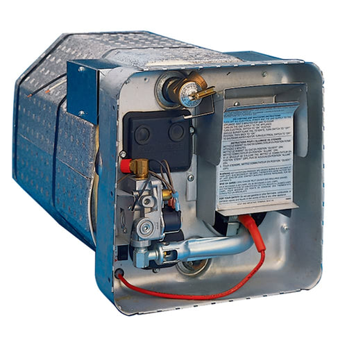 RV Tank Water Heater Suburban Advantage SW6DEL - 6 gallon Porcelain Lined Steel Tank with Direct Spark Ignition (DSI), Incoloy Electric Element, and 12VDC relay (5240A)