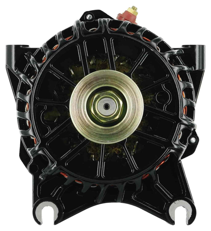 Alt Ford Powermaster 6G Black 200A 6 grv Pulley Large Frame V MTG 4.6L Crown Vic,I-D-A VR