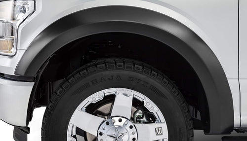 Trail Riders Stampede Extended Style Fender Flares | 2015-2017 Ford F-150, Smooth Black, 4 Pcs. | 8532-2