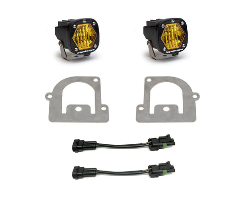 Baja Designs Fog Pocket Kit S1 - '21-22 Bronco Sport (Wide Cornering; Amber)