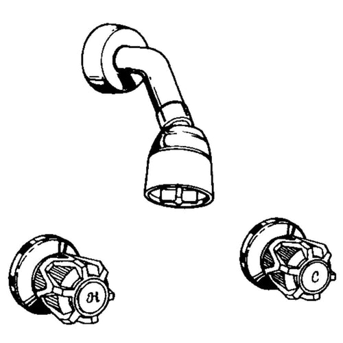 2-Handle Phoenix Prod. Shower Valve