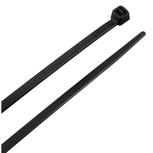 W2940 Performance Tool 8-Inch Black Cable Tie, 50 LBS (500 Pieces)