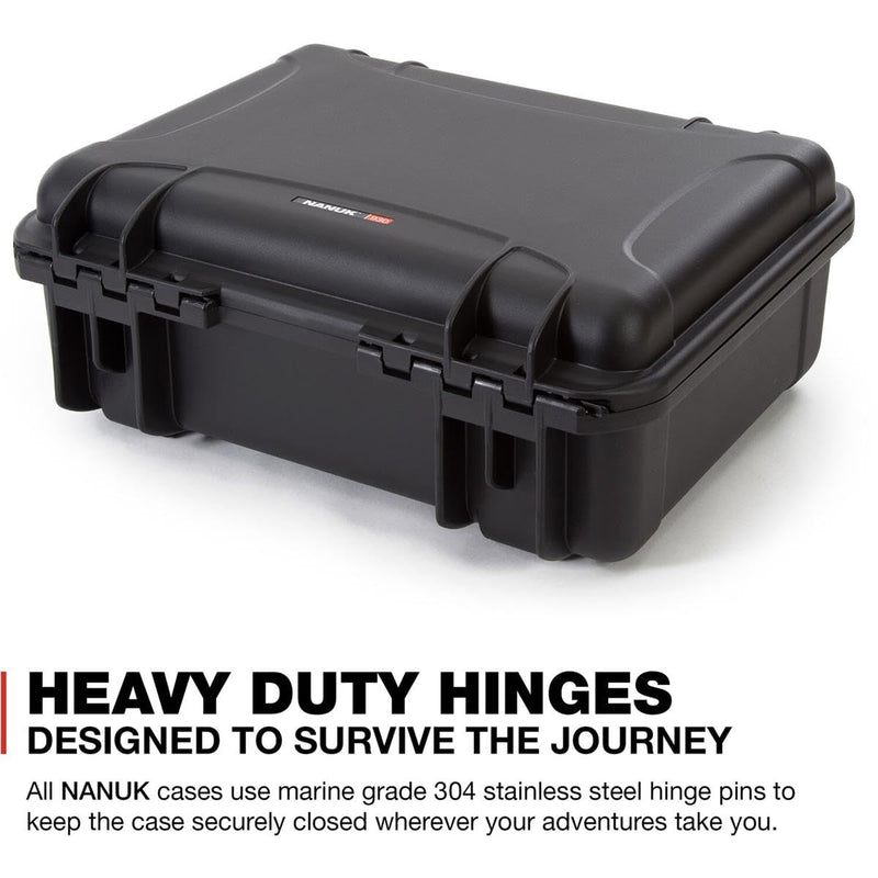 Waterproof Hard Case Nanuk 930 with Foam Insert for DJI RSC 2/RSC 2 Pro Combo, Black