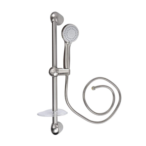 Empire Faucets 21" Durable Metal SLDBR-2MTL-BN-A RV Shower Slide Bar - Brushed Nickel