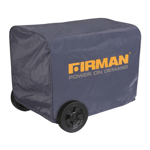 FIRMAN Medium Size 1002 Portable Generator Cover – Waterproof Heavy Duty Inverter Generator Cover Fits 3000-4000W or up to 25.4"x18.3"x19.5" size with Drawstring Dust Rain Wind UV-Resistant Protection