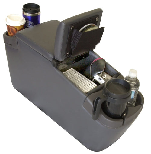 Padded Storage Console RAMPAGE PRODUCTS for Mini Van | Charcoal | 39923 | Universal Mini Van
