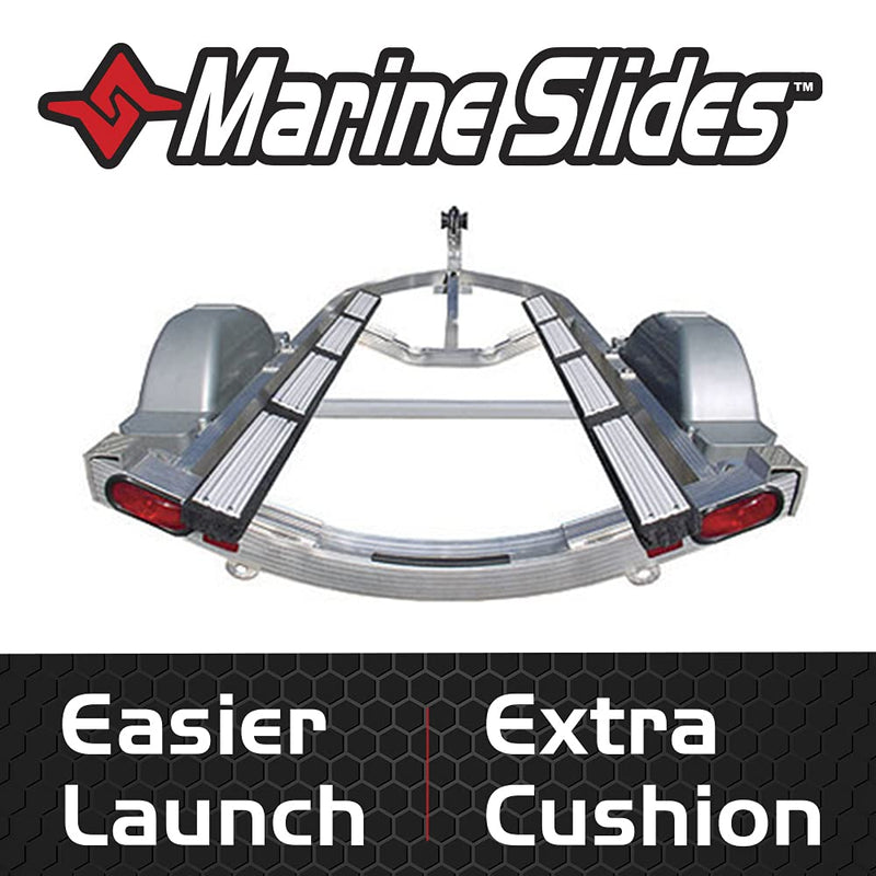 Marine Caliber Trailer Bunk Slides, 1.5" X 15", 10-Pack, White