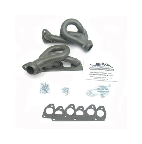 1-1/2" Shorty Stainless Steel Titanium Ceramic Exhaust Header JBA 1647S-1JT for Ford Ranger 3.0L V-6
