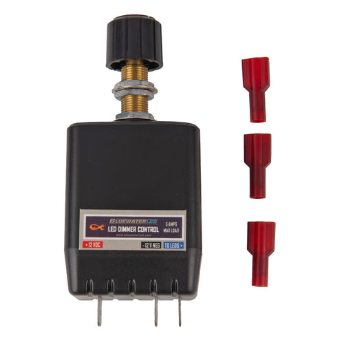 T-H Marine LED Dimmer Control Waterproof with On/Off Switch for Marine Lighting Solutions | Easy Install, Compatible with BlueWaterLED & Extreme Pro LED Systems | Enhanced Brightness Control for Boats