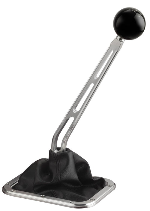 6" Midnight Series Lokar Black Manual Transmission Shifter Lever (Single Bend)