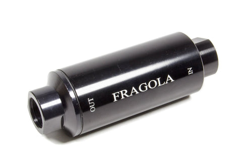 Fuel Filter Fragola Performance Systems #10 In/Out 10 Micron Black 960002-BL