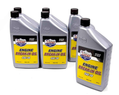 Engine Break-In Oil Lucas Oil 10630 SAE 30-1 Quart