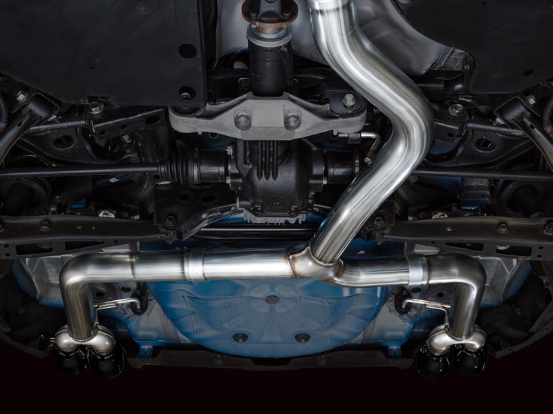 WRX Exhaust AWE Tuning - Stainless Steel, Black