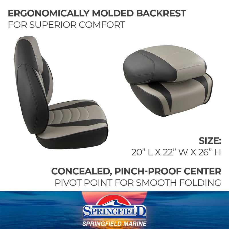 Fish Pro 1 Springfield 1041634-1 Charcoal/Grey Seat