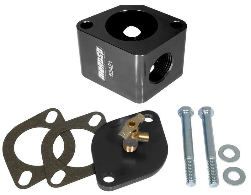 Moroso Billet Aluminum Water Neck Bleeder Kit 63431