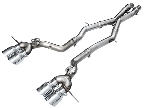 23-24 BMW G87 M2 AWE Tuning Track Edition Exhaust - Chrome Silver Tips
