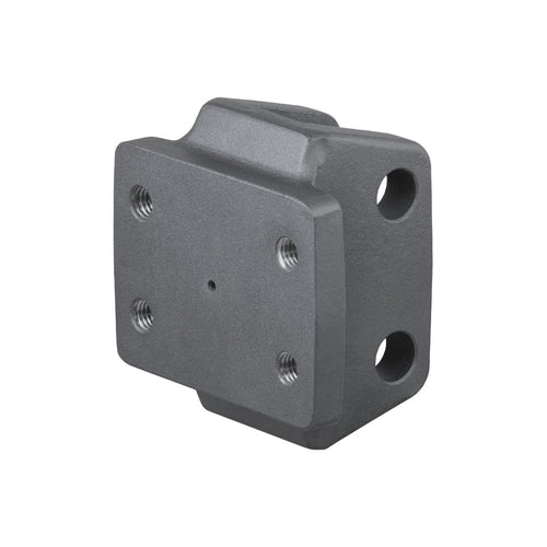 CURT Rebellion XD Adjustable Cushion Hitch Pintle Mount Attachment, Shank Required, Black