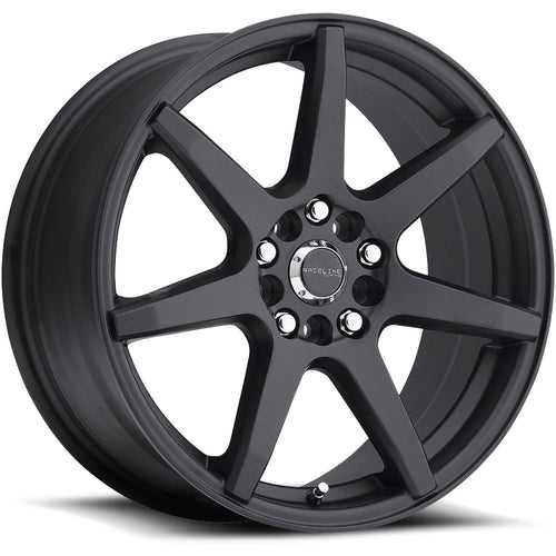 Raceline Evo Rims Black 18X7.5 5X100/5X114.3 +42mm