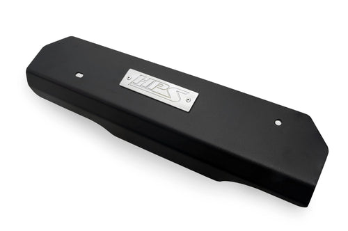 HPS Aluminum Black Belt Cover Kit Compatible for 2015-2021 Subaru WRX 2.0L Turbo, 71-102WB