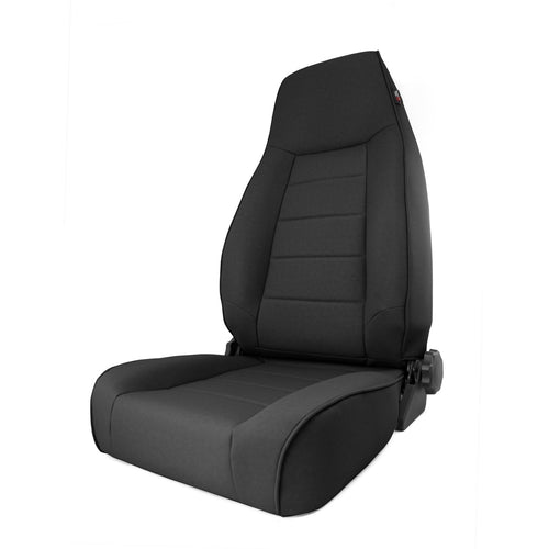 Rugged Ridge | High-Back Seat, Front, Reclinable, Black Denim | 13412.15 | Fits 1997-2006 Jeep Wrangler TJ