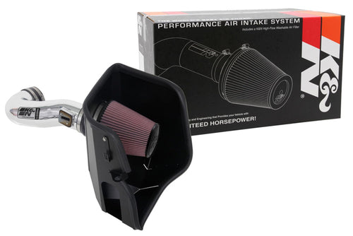 Cold Air Intake System K&N: High-Flow Air Filter, Increase Performance & Towing: Compatible with 2019-2025 Chevy/GMC/Cadillac Silverado 1500, Suburban, Tahoe, Sierra 1500, Yukon, Escalade, 77-3110KP
