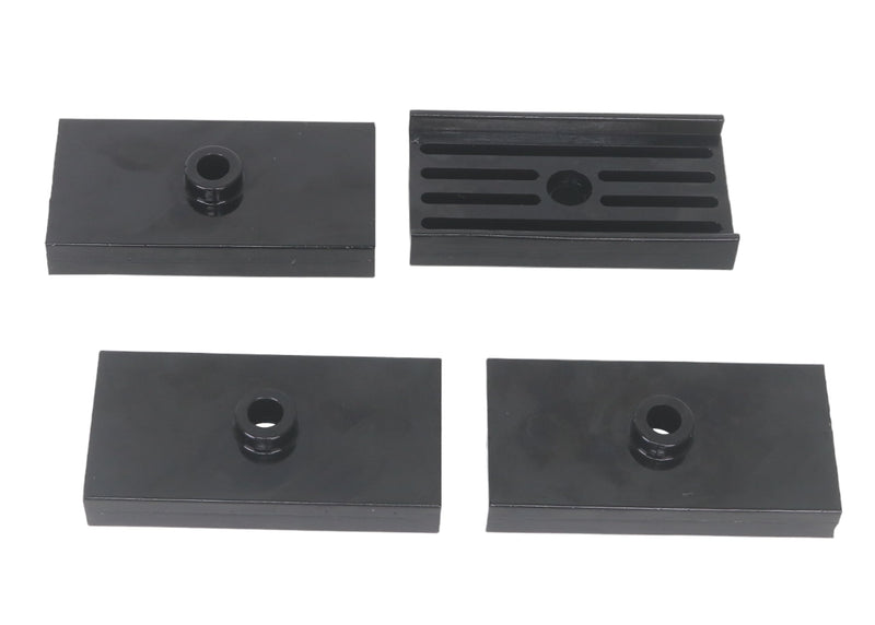 Rear Leaf Spring Bushing Whiteline W71413, Black
