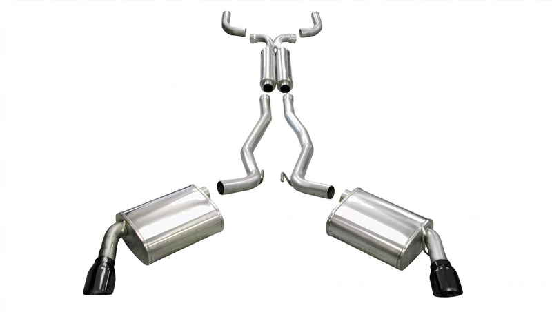 Cat-Back Exhaust System CORSA 14953BLK with X-Pipe