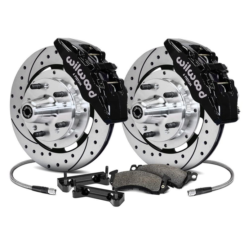 12.19" DP6A Drilled Front Hub Kit