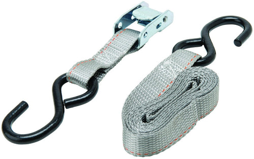 1 in. W Keeper 6 ft. L Gray Tie Down Strap 400 lb. 1 pk