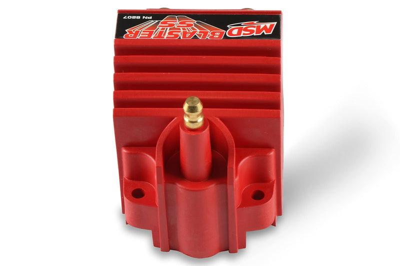 Blaster SS Series MSD 8207 Ignition Coil, 6-Series Ignitions, Red, Individual