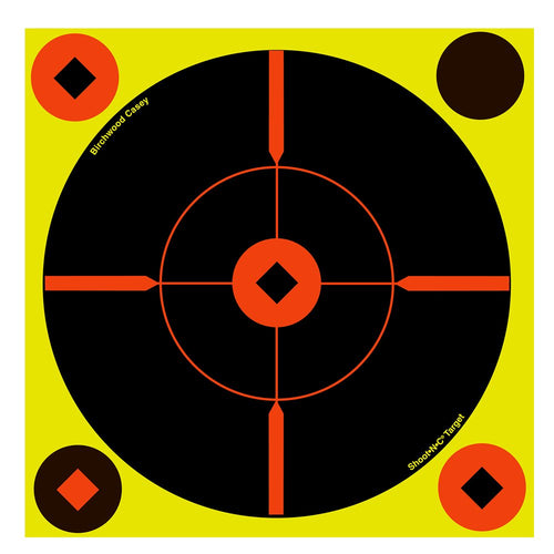 Birchwood Casey 50 Pack Shoot-N-C 8-Inch Round Target, 8" - 50 Targers, 200 Pasters