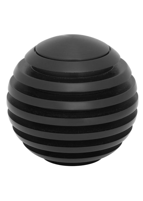 2" Auto Transmission Shifter Knob Lokar SK-6924 with Plain Push Button (Black Finish)