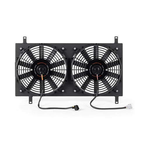 Mishimoto Aluminum Fan Shroud MMFS-MIA-90BK, Compatible with Mazda Miata, 1990-1997, Black