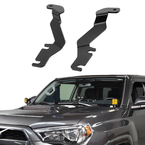 Hood Hinge Light Brackets Grimm Offroad for Toyota 4Runner 2010-2022 5th Gen