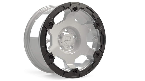 Black Nomad Split Rash Rings with Hardware
